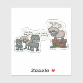 Baa, Baa, Baa Klistermärken