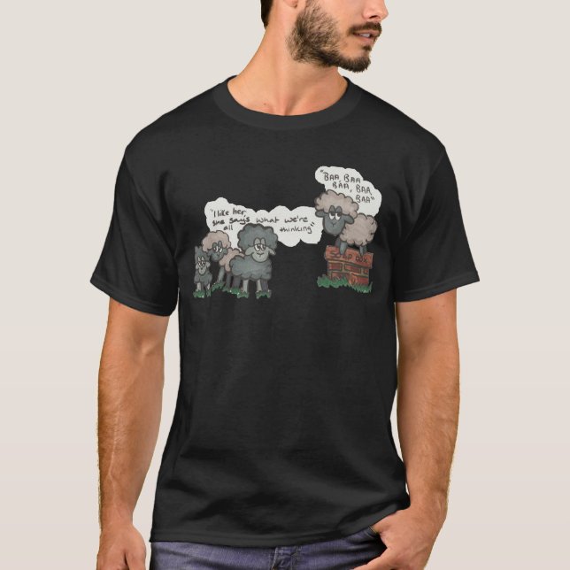 Baa, Baa, Baa T Shirt (Framsida)