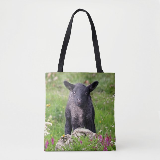 Baa Baa Black Sheep-påse Tygkasse (Framsida)