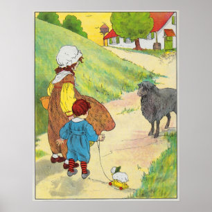 Baa, baa, svarta får, har du någon ull? poster