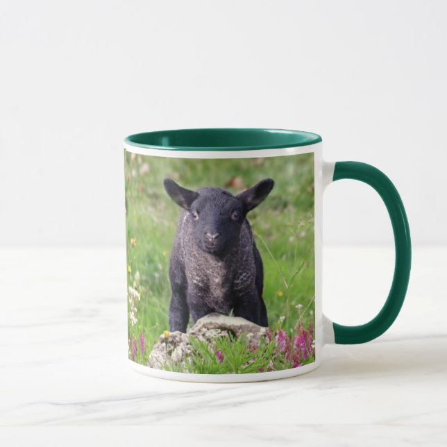 Baa-Baa Svarta Fåret Mugg (Höger)