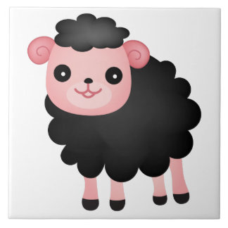 Baa Black Sheep Kakelplatta