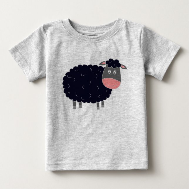 Baa Black Sheep T-shirt (Framsida)