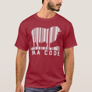 Baa Code Barcode Sheep Lamb Farm Farmer T Shirt