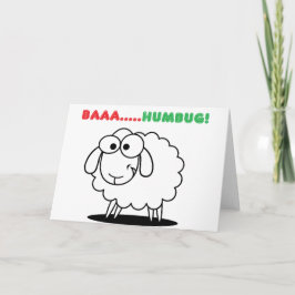 Baa... Humbug! Helgkort