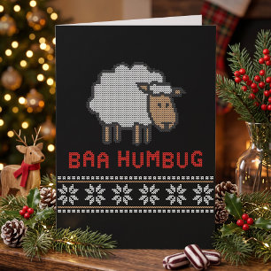 Baa Humbug jul får Kort