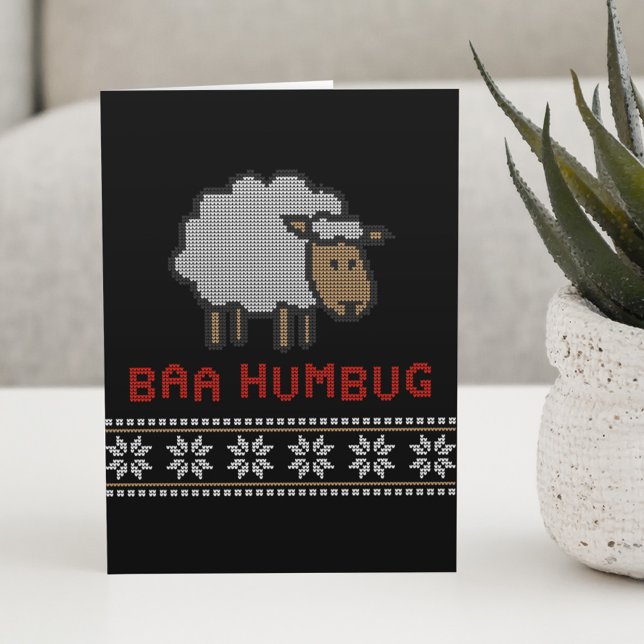 Baa Humbug jul får Kort (Skapare uppladdad)