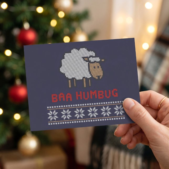 Baa Humbug jul får Vykort (Skapare uppladdad)