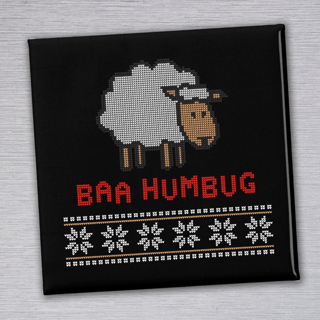 Baa Humbug julfår Magnet (Skapare uppladdad)