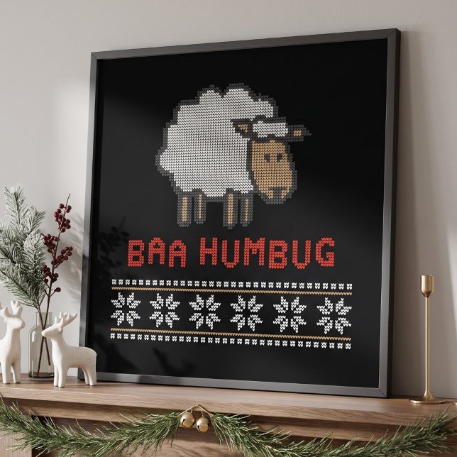 Baa Humbug julfår Poster (Skapare uppladdad)