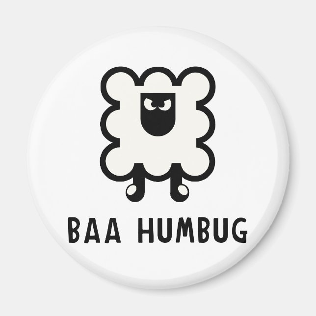 Baa Humbug Magnet (Framsidan)