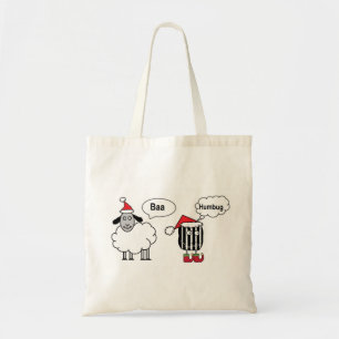 Baa Humbug Rolig Jul Get Cartoon Tygkasse