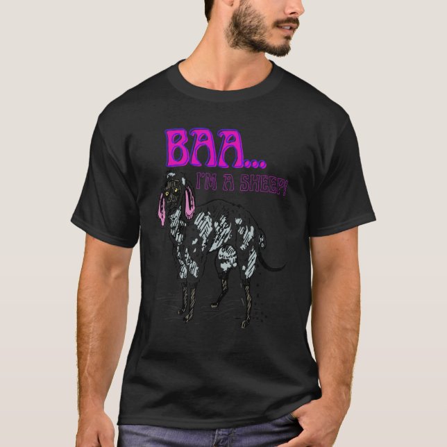 Baa i är ett får t shirt (Framsida)
