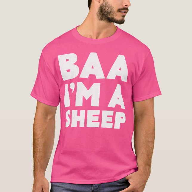 Baa I är ett får T Shirt (Framsida)