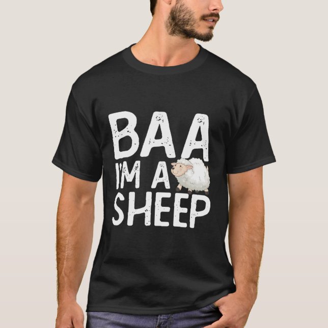 Baa I är fåruppfödning T Shirt (Framsida)
