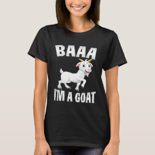 Baa Im A Goat Animal Farm Spooky Scary Halloween T Shirt