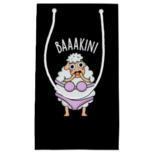 Baa-kini Funny Bikini Pun Mörk BG