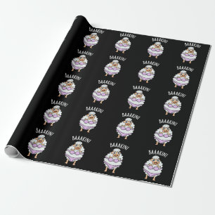 Baa-kini Funny Bikini Pun Mörk BG Presentpapper