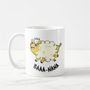 Baa-nana Funny Banana Pun Kaffemugg