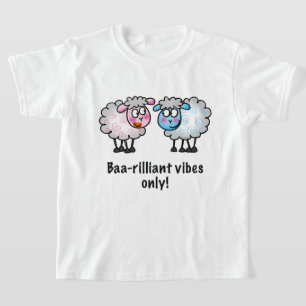 Baa-rilliant - Söt tecknad fårpar T Shirt