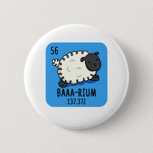 Baa rium Funny Sheep Chemistry Pun Knapp