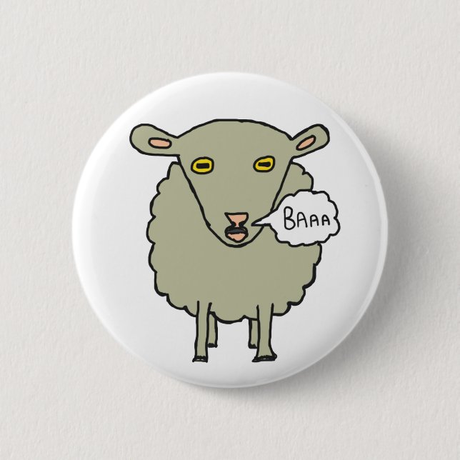 Baa Sheep Knapp (Framsida)