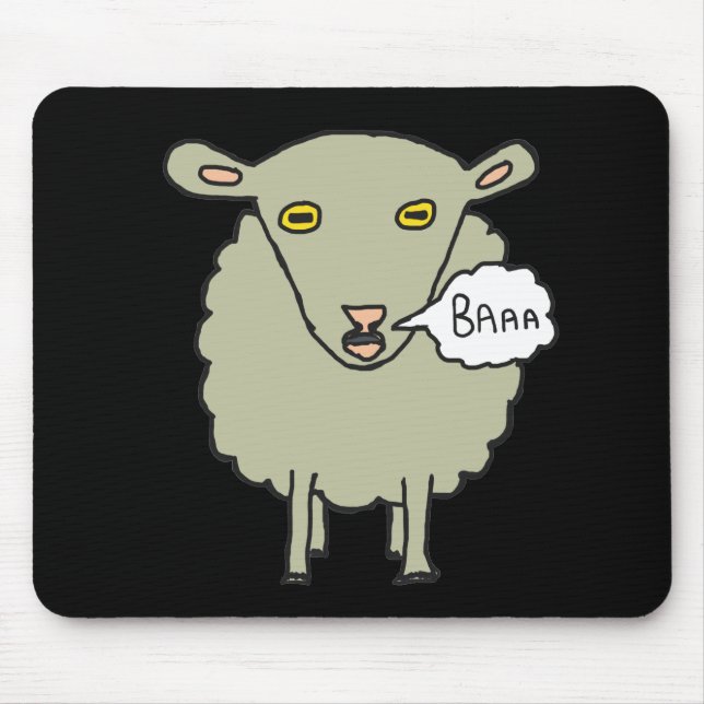 Baa Sheep Musmatta (Framsidan)