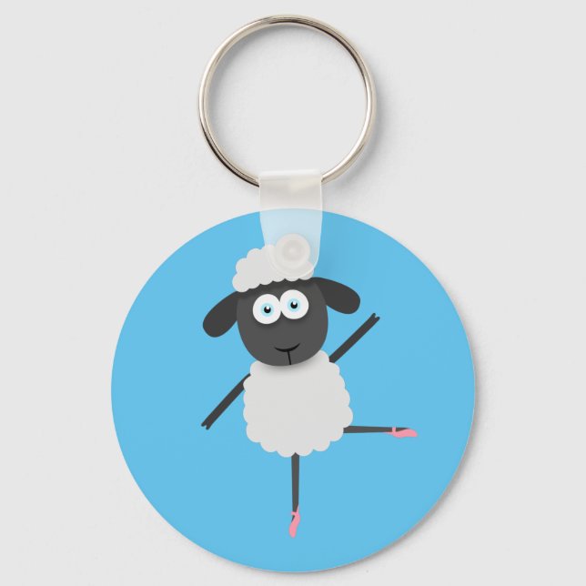 Baaa llerina nyckelring (Framsida)