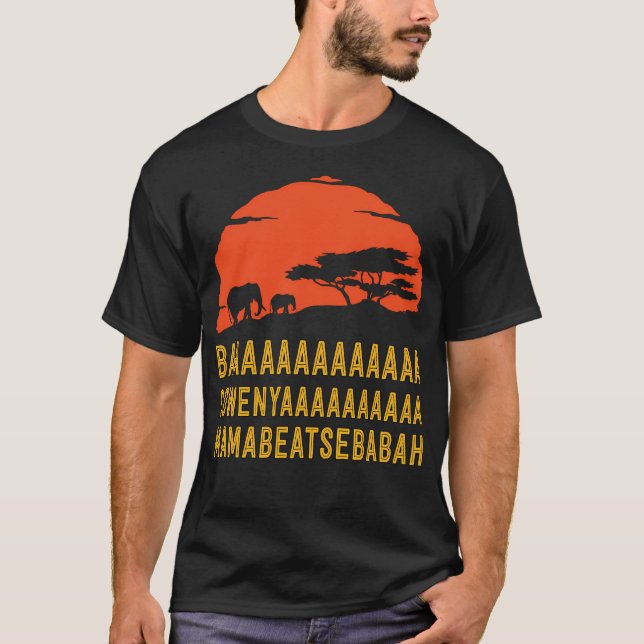 Baaaaaaaaaaaaaaaa Sowenyaaaaaaaaaaaa Mamabeatsebab T Shirt (Framsida)