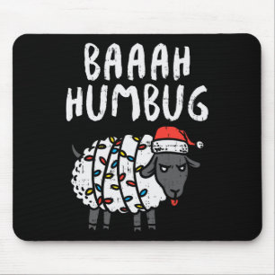 Baaah Humbug Sheep Julafton Ljus Roligt Anti God J Musmatta