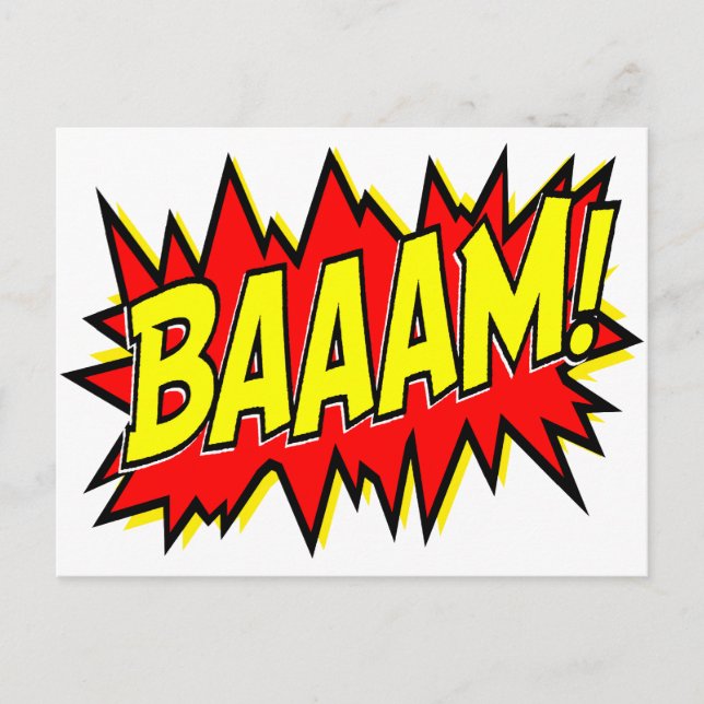 BAAAM! VYKORT (Framsida)