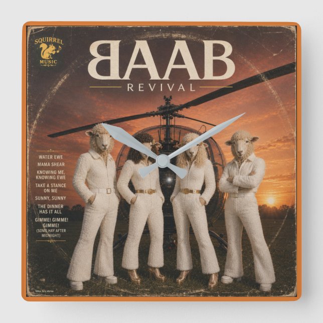 BAAB-album: en parodi Fyrkantig Klocka (Framsida)