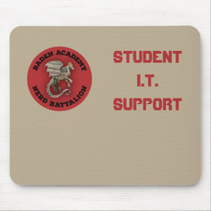 BAACS ’Student I.T. Support" Mousepad (endast Ne Musmatta