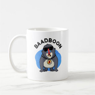 Baadboon Funny Bad Baboon Pun Kaffemugg