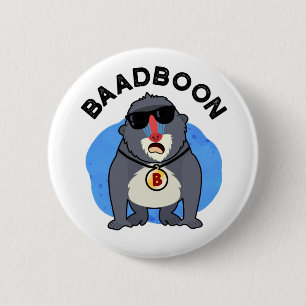 Baadboon Funny Bad Baboon Pun Knapp