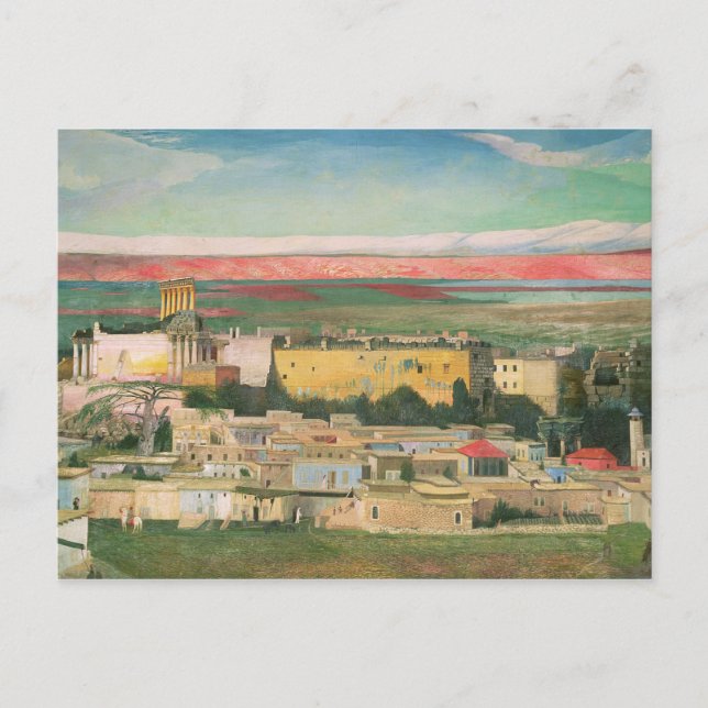Baalbek 1906 vykort (Framsida)