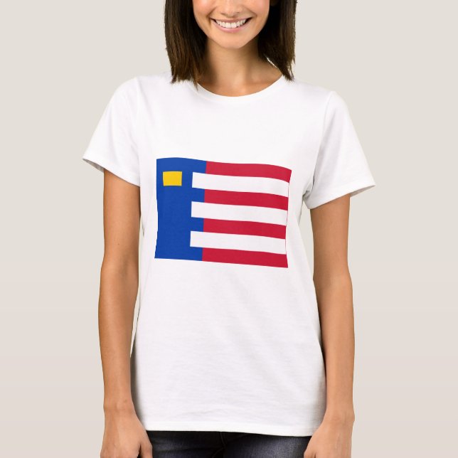 Baarle-Nassau flagga T-shirt (Framsida)