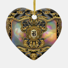 Baarnetscue Dubois Monogram Julgransprydnad Keramik