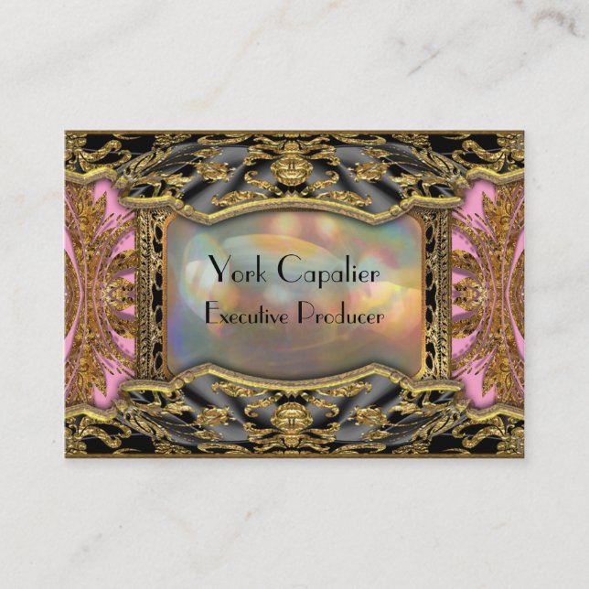 Baarnetscue elegant yrkesmässig visitkort (Framsida)