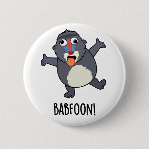 Bab-foon Funny Baffoon Baboon Pun Knapp