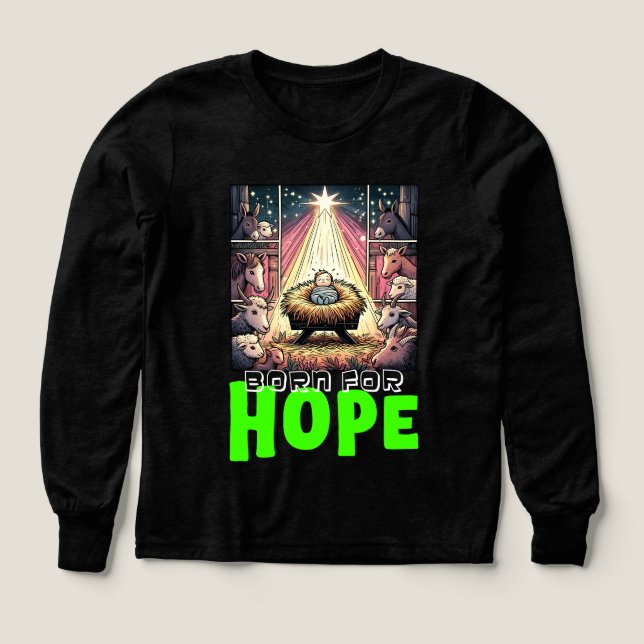 Bab Jesus : Born for Hope T Shirt (Design framsida)