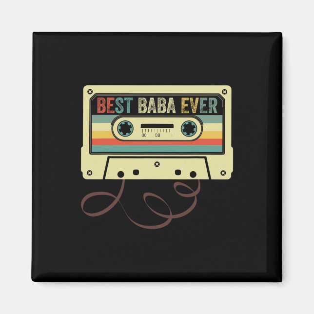 Baba Aldripa Grandpa Fars dag Fanny Pappa Magnet (Framsidan)