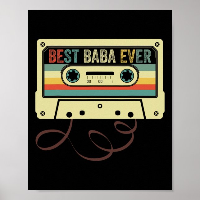 Baba Aldripa Grandpa Fars dag Fanny Pappa Poster (Framsidan)
