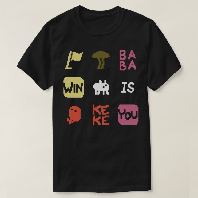 Baba är You Grid Design Classic T Shirt (Design framsida)