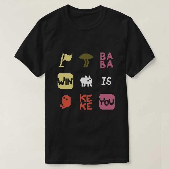 Baba är You Grid Design Classic T Shirt (Design framsida)