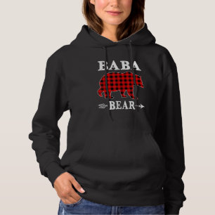 Baba Bear jul pyjamas röd rutig Buffalo Familj T Shirt