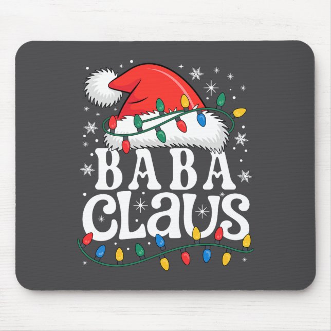 Baba Claus Funny Xmas Christmas Grandma Holiday St Musmatta (Framsidan)