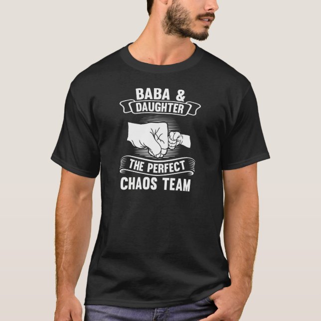 Baba & Dotter Team Baba & Dotter T Shirt (Framsida)