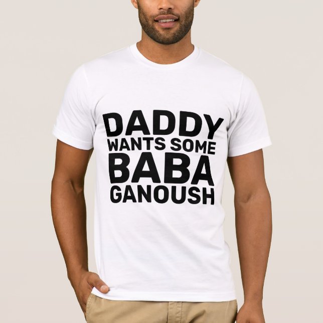 BABA GANOUSH MANAR färre PAPPA T-Shirts (Framsida)