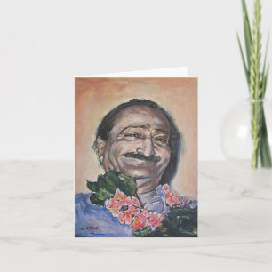 Baba i persikan Notecard Kort